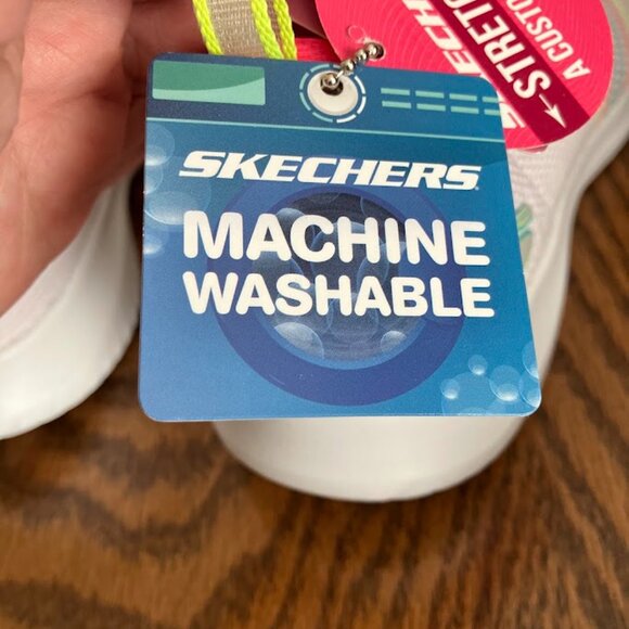 Skechers Ultra Flex Serene Aura Womens Sneakers Size 8.5 White/Multi Color New - Picture 6 of 8